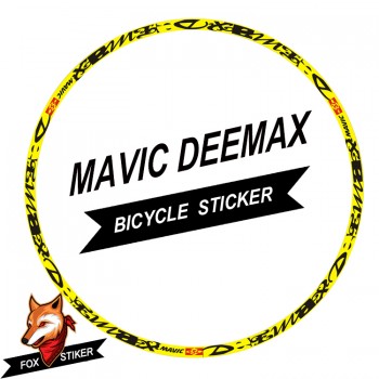 Mountain Bicycle Wheels MTB Rim Decal Stickers for MAVIC DEEMAX